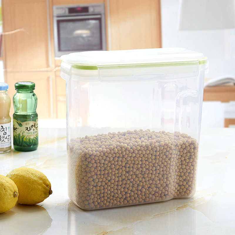 Ran Ye zárt műanyag élelmiszertároló edény, négyszögletes alakú, 3,1–4 L kapacitás, PP anyag, frissesség megőrző doboz