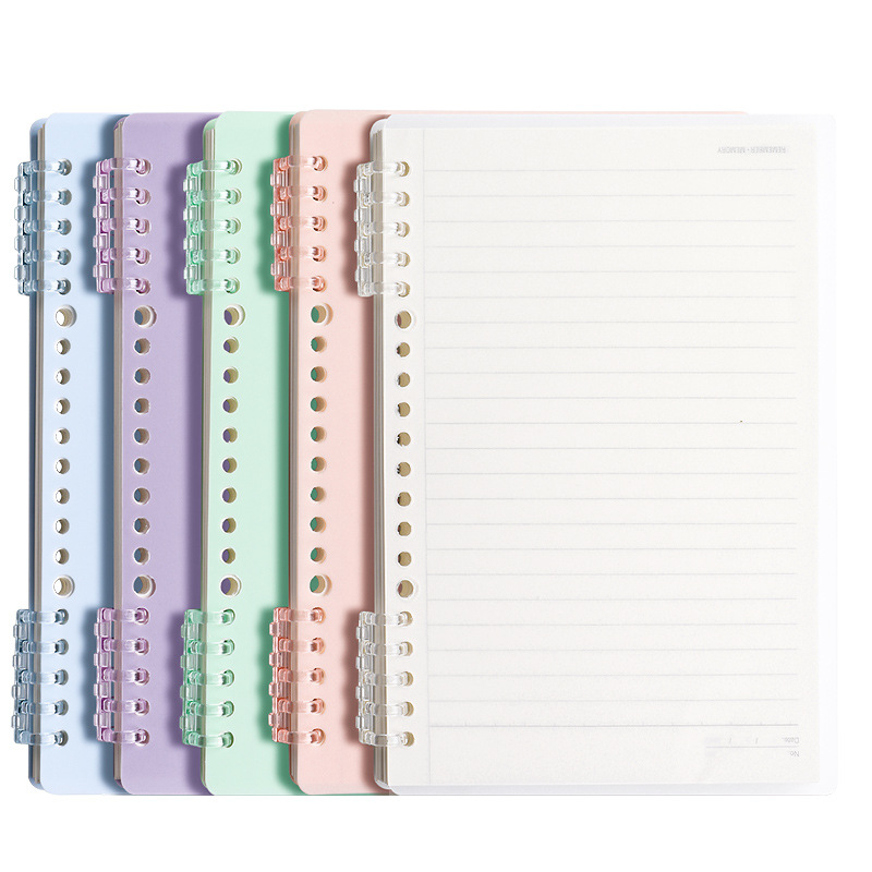 Бележник със сваляема спирала за ученици, модел xdl, вътрешни страници от хартия, съвместим с рефили