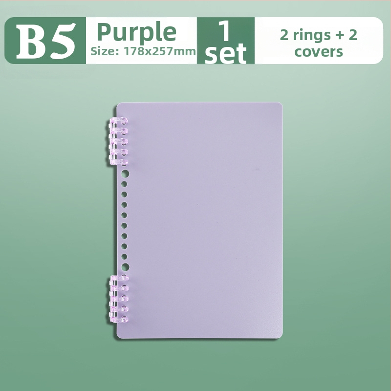 Бележник със сваляема спирала за ученици, модел xdl, вътрешни страници от хартия, съвместим с рефили