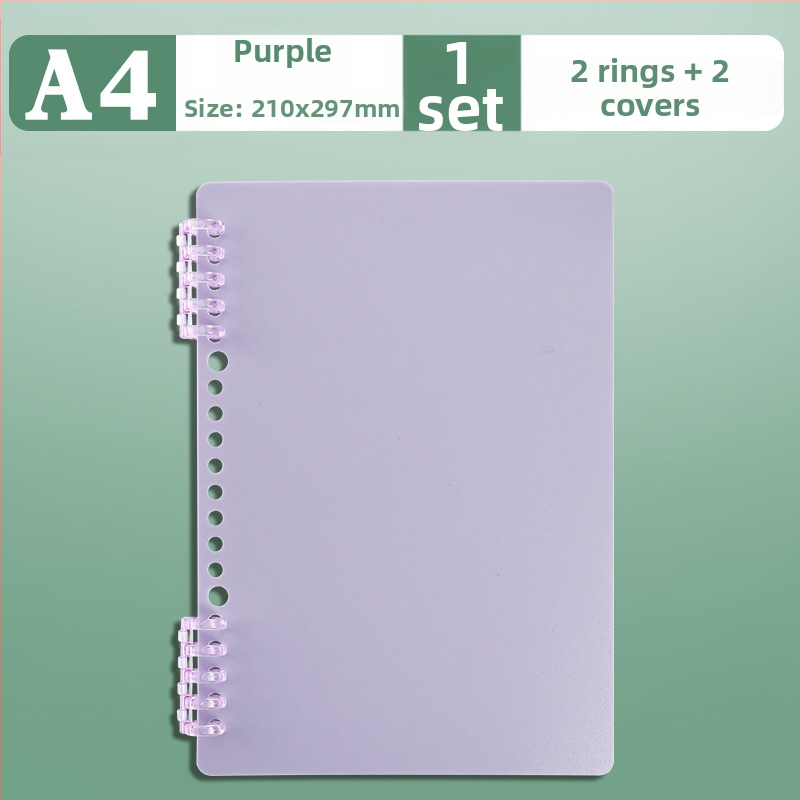 Бележник със сваляема спирала за ученици, модел xdl, вътрешни страници от хартия, съвместим с рефили