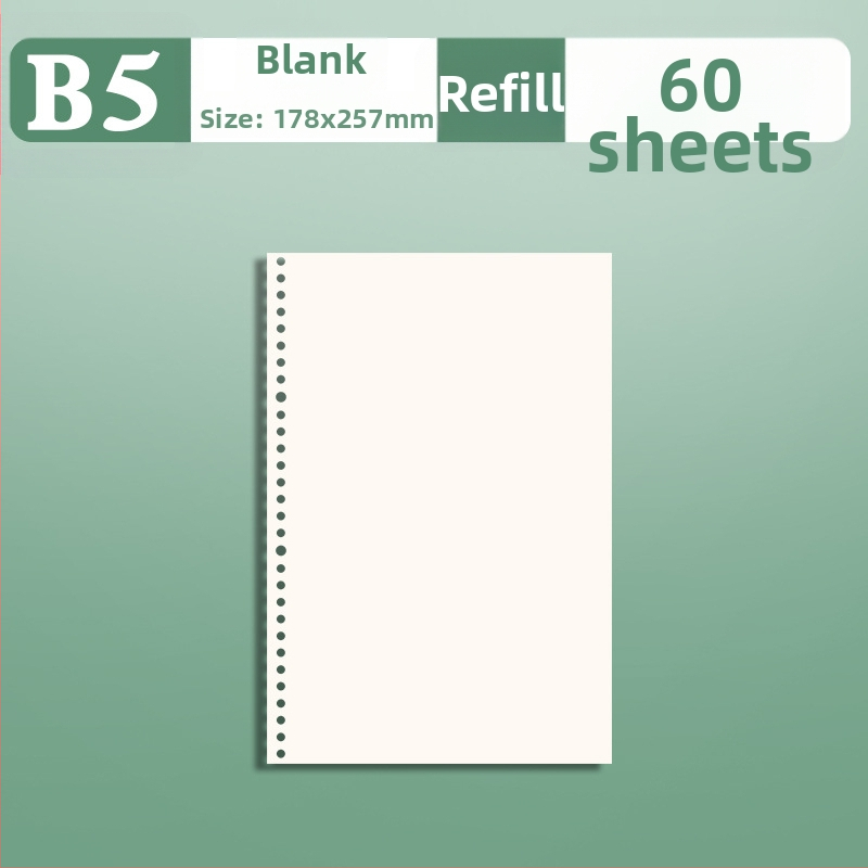 Бележник със сваляема спирала за ученици, модел xdl, вътрешни страници от хартия, съвместим с рефили