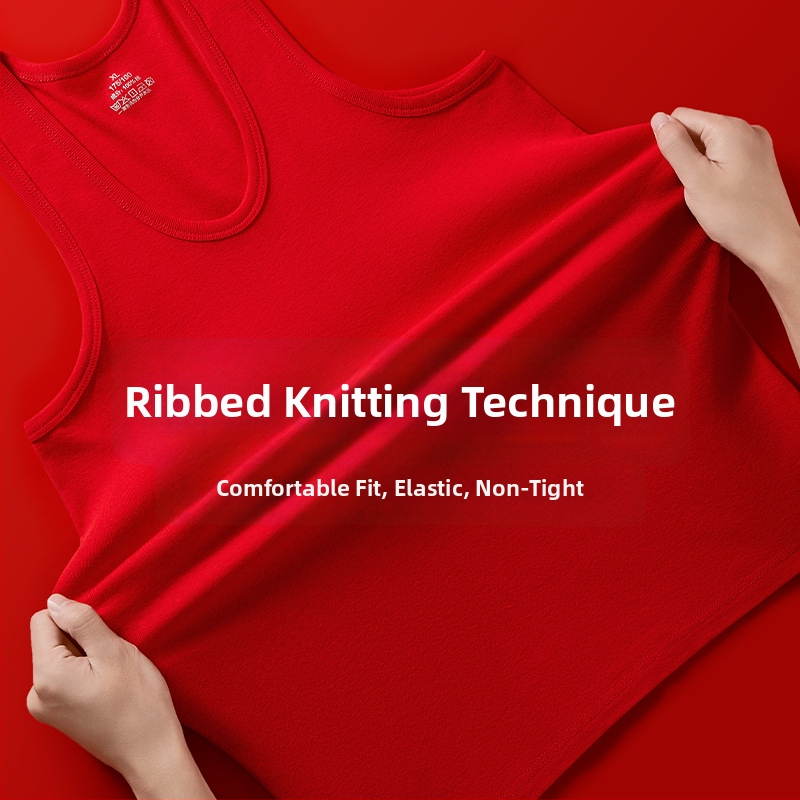 Мъжки потник от 100% памук, базов слой, тънък, антибактериален 7A, 160 г