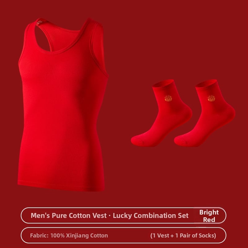 Мъжки потник от 100% памук, базов слой, тънък, антибактериален 7A, 160 г