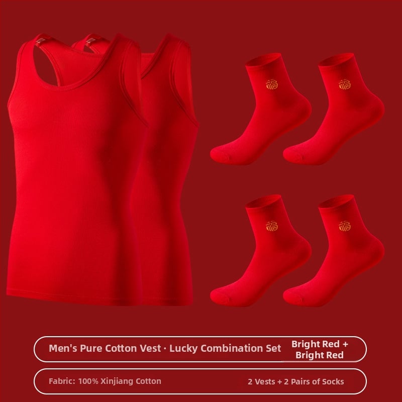 Мъжки потник от 100% памук, базов слой, тънък, антибактериален 7A, 160 г