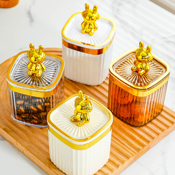 Élelmiszer-tároló doboz — kerek műanyag, könnyű luxus stílus, kapacitás 300 ml alatt, 3 rétegű kivitel, feldolgozás testreszabható.