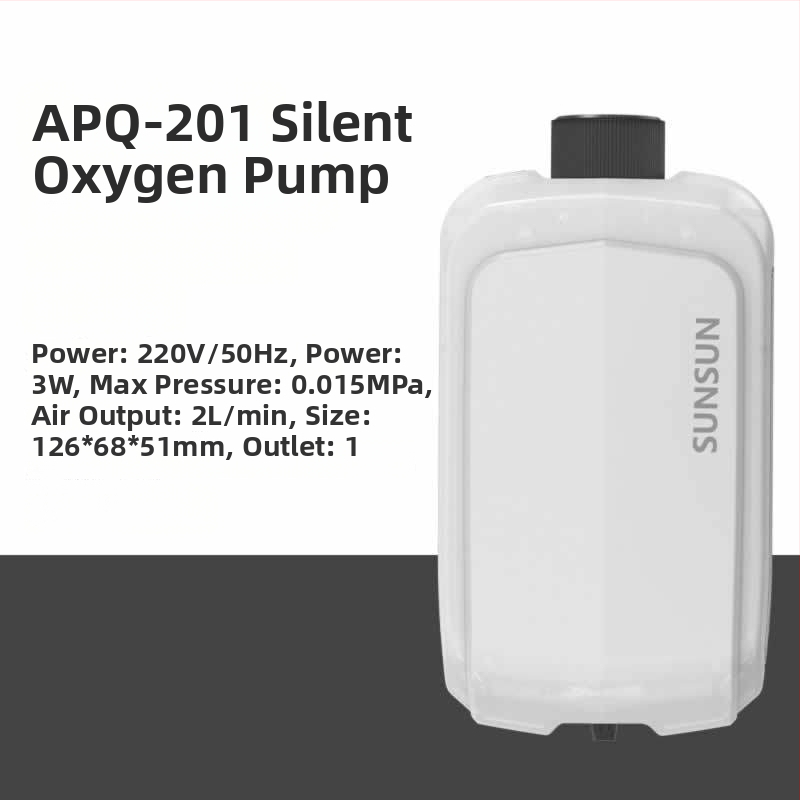 Αντλία Αερισμού Ενυδρείου, Διπλής Εξόδου, Αθόρυβη, ABS, Τροφοδοσία AC, Sunsun/Sensen