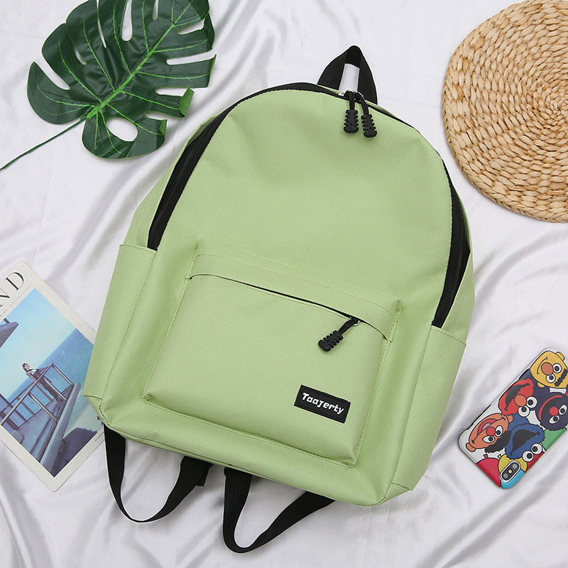 Uniszex Oxford hátizsák – kampus stílus, ultrakönnyű, nylon bélés, egyszínű mintázat