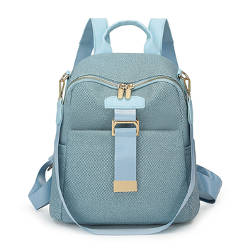 Női laptop hátizsák, PU anyag, városi egyszerűség stílusa, 2025 ősz, cipzáras zárás, poliészter bélés