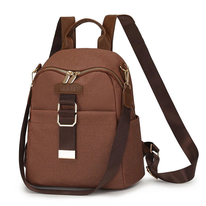 Női laptop hátizsák, PU anyag, városi egyszerűség stílusa, 2025 ősz, cipzáras zárás, poliészter bélés