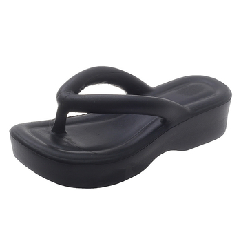 Női klínikus flip-flop papucs vastag talppal, EVA felsőrész és EVA talp, lábujj forma: Herringbone, szabadidő stílus, 2024 nyár