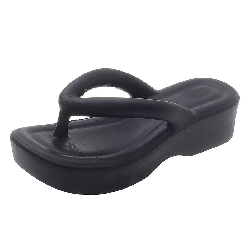 Női klínikus flip-flop papucs vastag talppal, EVA felsőrész és EVA talp, lábujj forma: Herringbone, szabadidő stílus, 2024 nyár