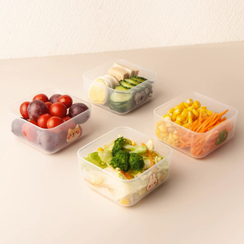 Karton mini kutija za čuvanje hrane, zapečaćena i protiv curenja, kutija od PP plastike za grickalice, mikrovalna sigurnost, kapacitet ≤300 ml