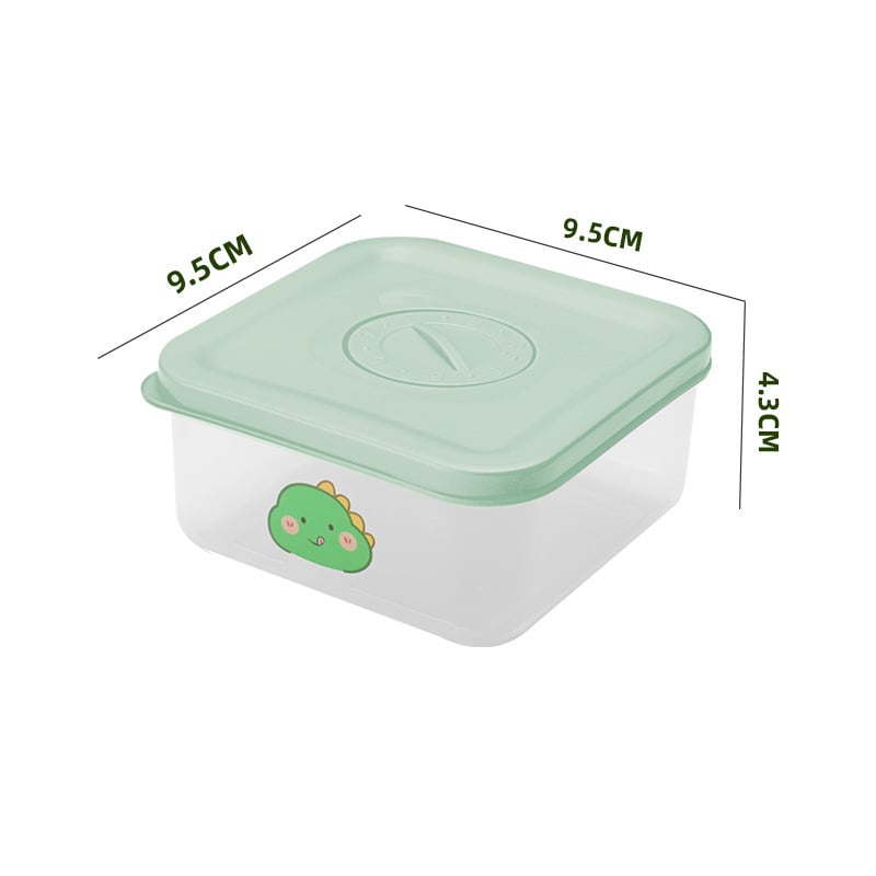 Karton mini kutija za čuvanje hrane, zapečaćena i protiv curenja, kutija od PP plastike za grickalice, mikrovalna sigurnost, kapacitet ≤300 ml