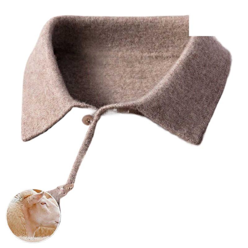 Мъжки кашмирен пуловер с лацкан, свободна кройка, дълги ръкави, едноцветен, 95% кашмир