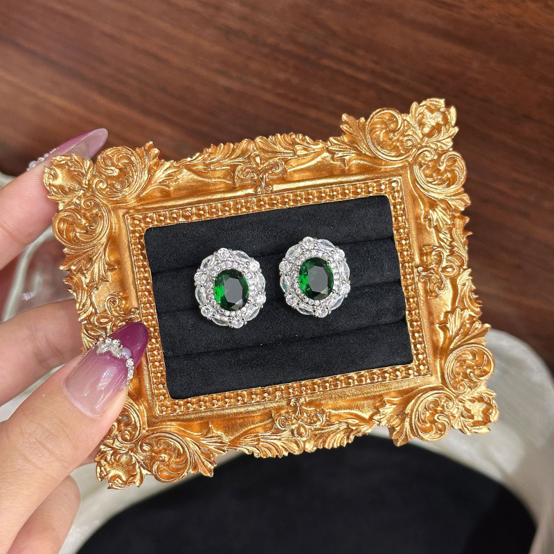 Σετ κοσμημάτων από χαλκό – Σκουλαρίκια, κολιέ και βραχιόλι με σχέδιο λουλουδιών, ηλεκτροπλατίωση, κανονική αλυσίδα, ελαφρύς πολυτελής στυλ