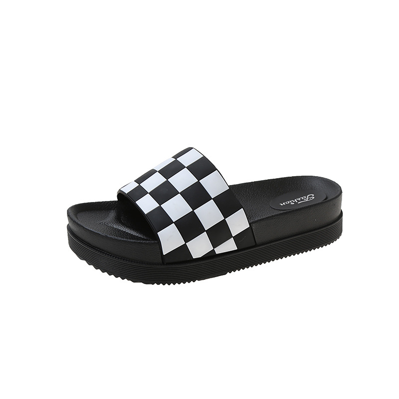Unisex ljetne platforme sandale - gornji dio i potplat PVC, injekcijom oblikovan debeli potplat, mrežasti uzorak, unutarnji materijal umjetna koža, vodootporno, ljeto 2025, korejski stil