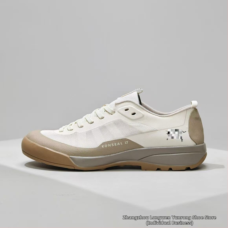 Унисекс обувки за планински туризъм – дишащи, с връзки, нисък профил; горна част TPU/изкуствена кожа/текстил; подметка от гума с инжекционно формована технология