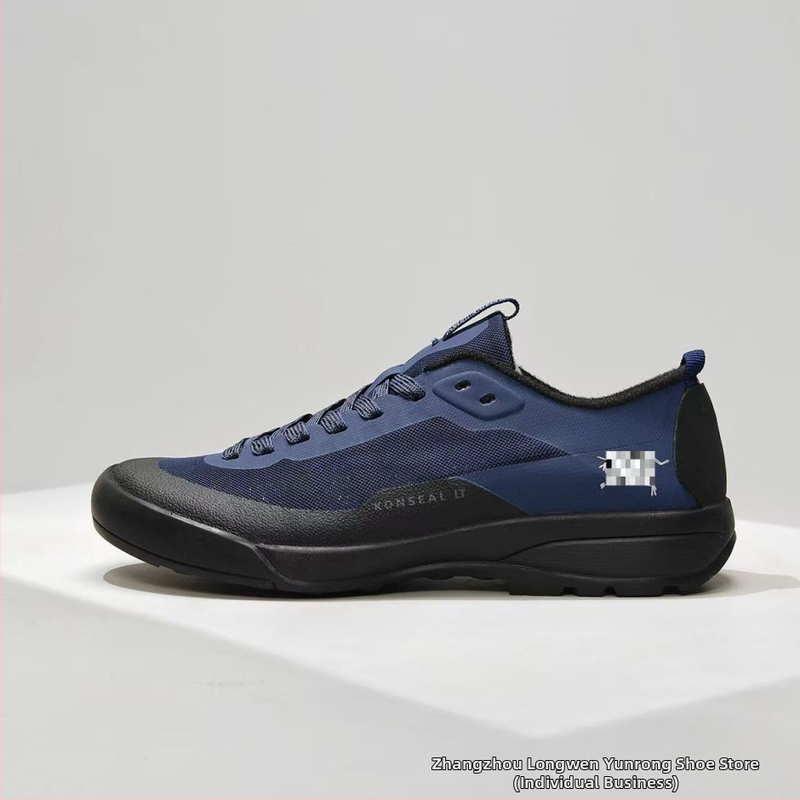 Унисекс обувки за планински туризъм – дишащи, с връзки, нисък профил; горна част TPU/изкуствена кожа/текстил; подметка от гума с инжекционно формована технология