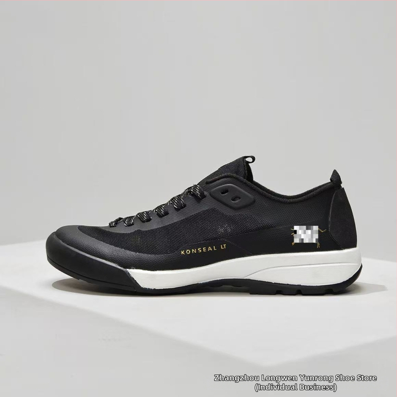 Унисекс обувки за планински туризъм – дишащи, с връзки, нисък профил; горна част TPU/изкуствена кожа/текстил; подметка от гума с инжекционно формована технология