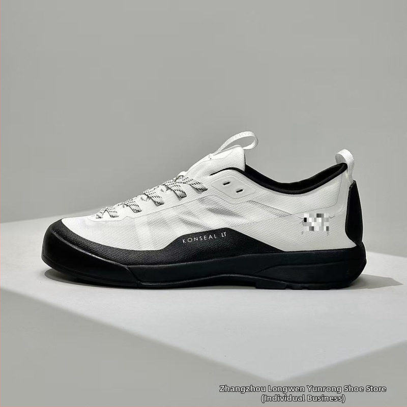 Унисекс обувки за планински туризъм – дишащи, с връзки, нисък профил; горна част TPU/изкуствена кожа/текстил; подметка от гума с инжекционно формована технология