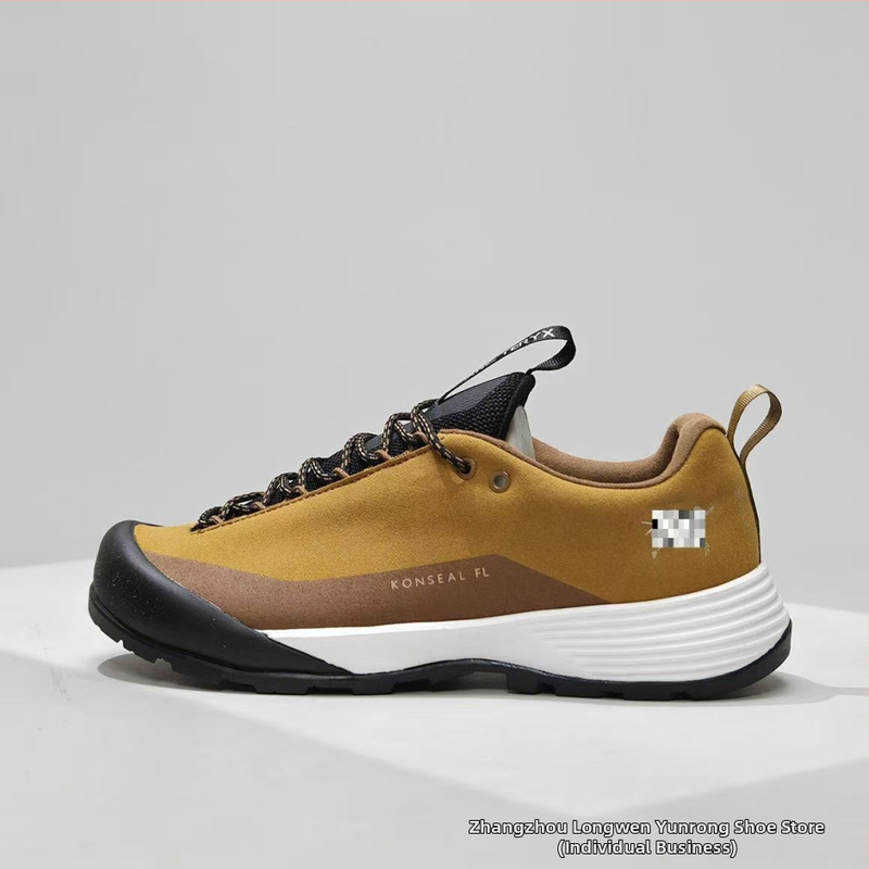 Унисекс обувки за планински туризъм – дишащи, с връзки, нисък профил; горна част TPU/изкуствена кожа/текстил; подметка от гума с инжекционно формована технология