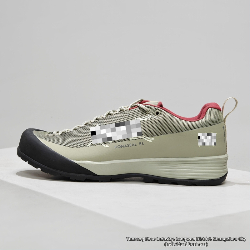 Унисекс обувки за планински туризъм – дишащи, с връзки, нисък профил; горна част TPU/изкуствена кожа/текстил; подметка от гума с инжекционно формована технология