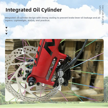 Χειριστήριο φρένου για ποδήλατο βουνού με υδραυλικό δισκοφρένο E4 με ψύξη, τετραπίστονος