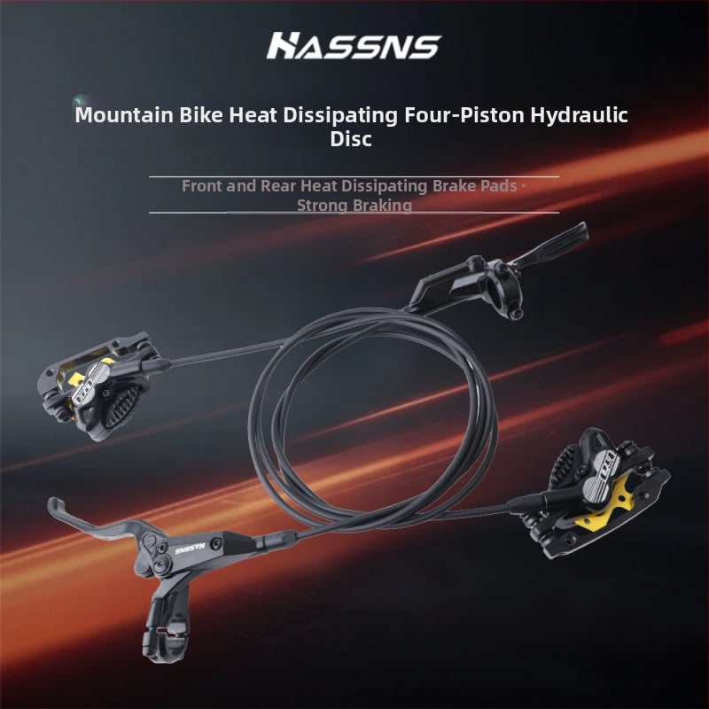 Χειριστήριο φρένου για ποδήλατο βουνού με υδραυλικό δισκοφρένο E4 με ψύξη, τετραπίστονος