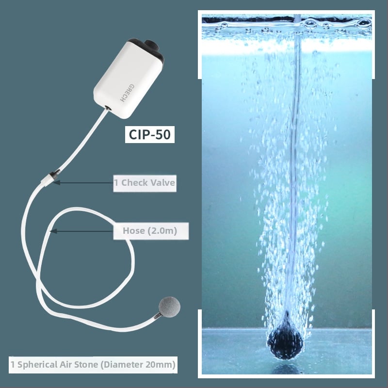 Αντλία οξυγονωτή ενυδρείου Sensen, AC τροφοδοσία, 1 kg, 50 dB