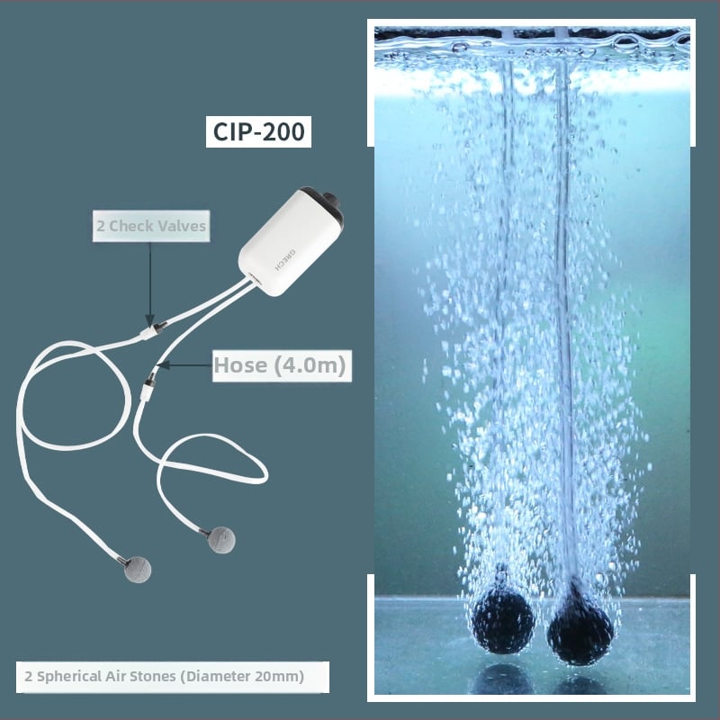 Αντλία οξυγονωτή ενυδρείου Sensen, AC τροφοδοσία, 1 kg, 50 dB