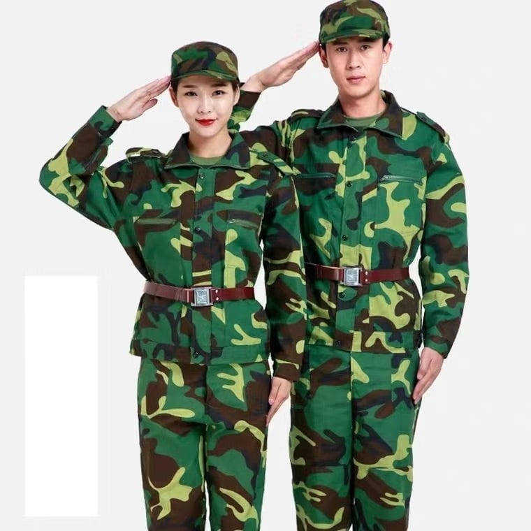 Σετ ενδυμάτων καμουφλάζ για εργασία – unisex, αναπνεύσιμο μείγμα συνθετικών ινών, καμουφλάζ, κατάλληλο για άνοιξη, καλοκαίρι και φθινόπωρο