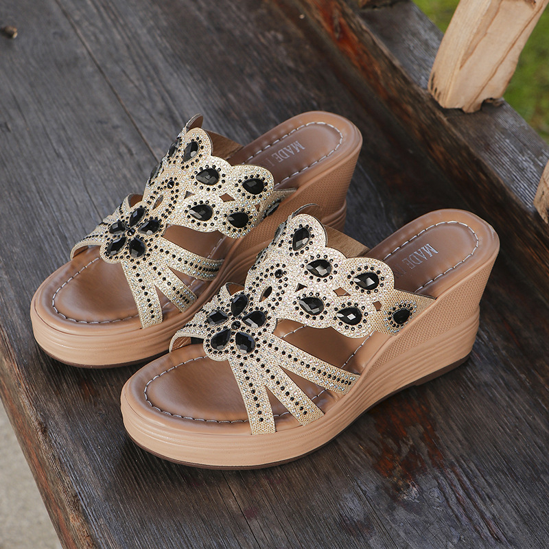 Sandale cu o curea unică - Vârf în formă de gură de pește, partea superioară PU, talpă din cauciuc, Stil european-american, Brand Mamba