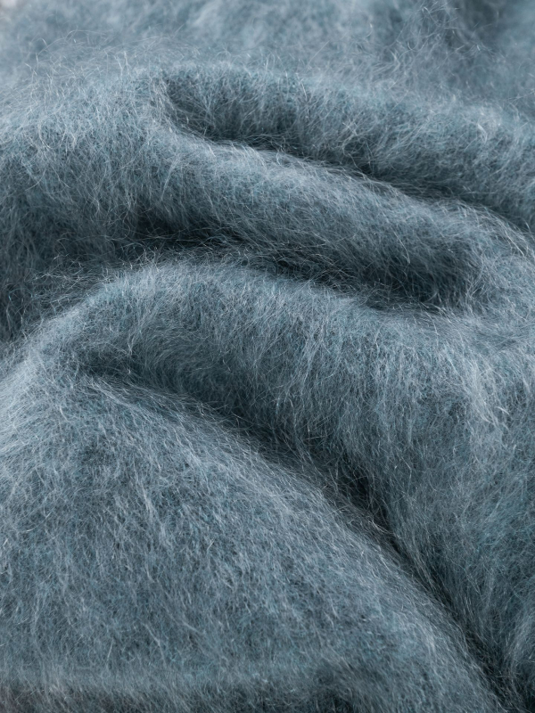 Мъжки кашмирен пуловер с кръгло деколте, свободна кройка, дълъг ръкав, 95% кашмир