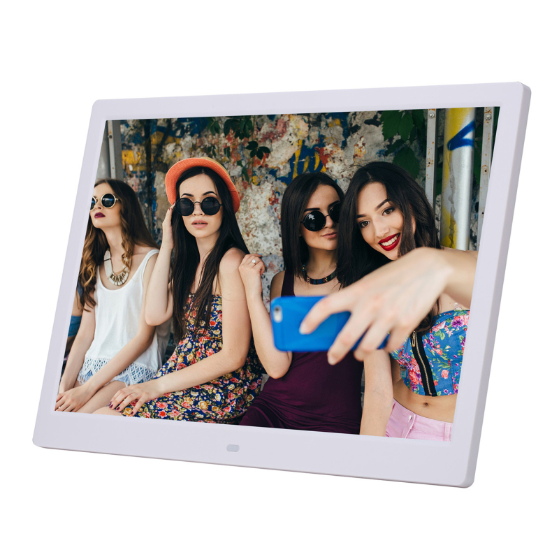 Reklám célú digitális fotókeret – 1024×600, HD LED LCD, lejátszik zenét és videót, SD/USB/TF támogatott, 16:9