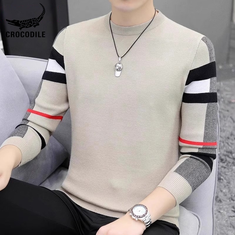 Кашмирен пуловер, плътна вълна, свободен силует, корейски стил, едноцветен модел, 36–40% кашмир