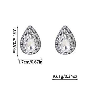 Nőknek szóló teardrop fülbevalók, kézzel készített vasból, réz füllyuk-tűkkel, U-alakú geometriai dizájn, könnyed luxus stílus