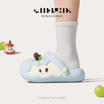 Női Crocs-stílusú EVA szandál 2 cm vastag talppal, lélegző, csúszásmentes, strandhoz