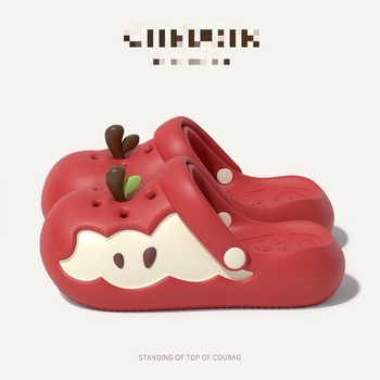 Női Crocs-stílusú EVA szandál 2 cm vastag talppal, lélegző, csúszásmentes, strandhoz