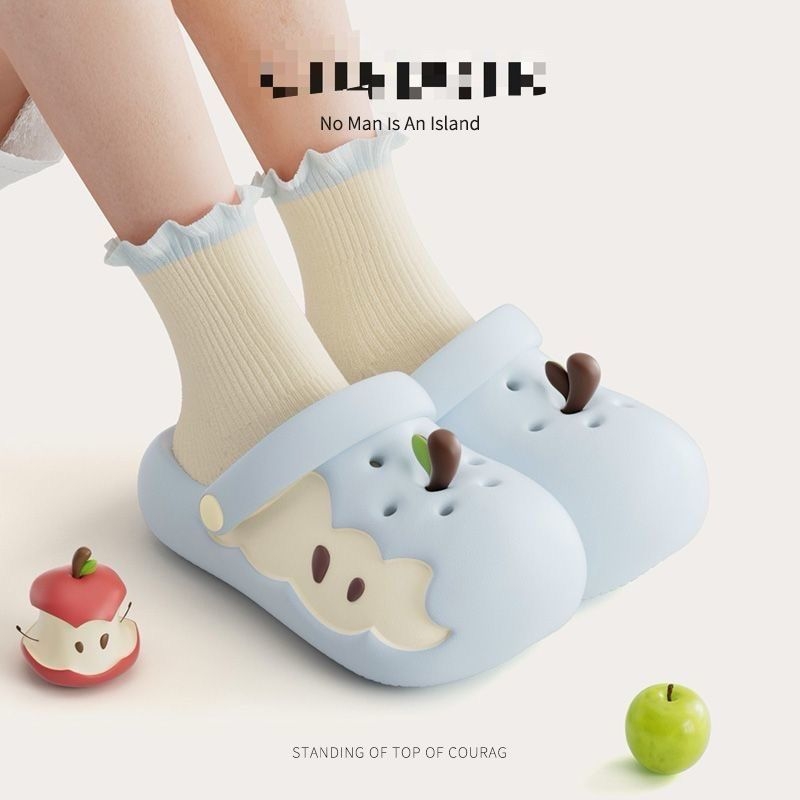 Női Crocs-stílusú EVA szandál 2 cm vastag talppal, lélegző, csúszásmentes, strandhoz