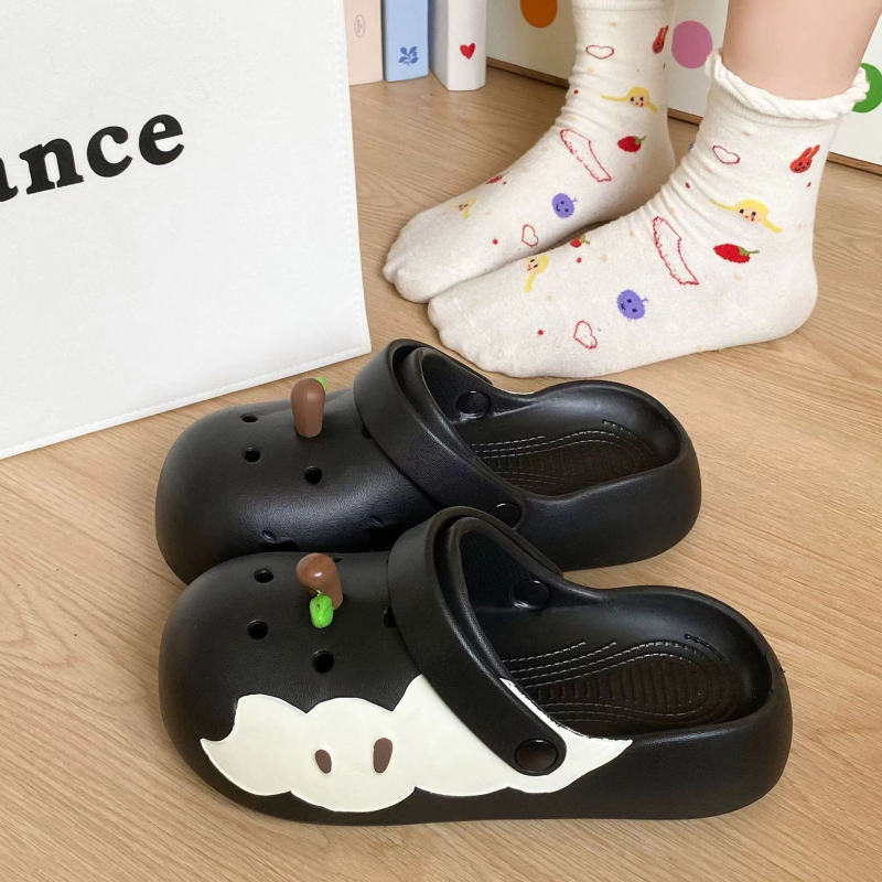 Női Crocs-stílusú EVA szandál 2 cm vastag talppal, lélegző, csúszásmentes, strandhoz