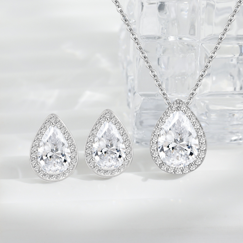 Rézből készült csepp alakú fülbevalók elektroplattal, egyszerű stílus, párok számára