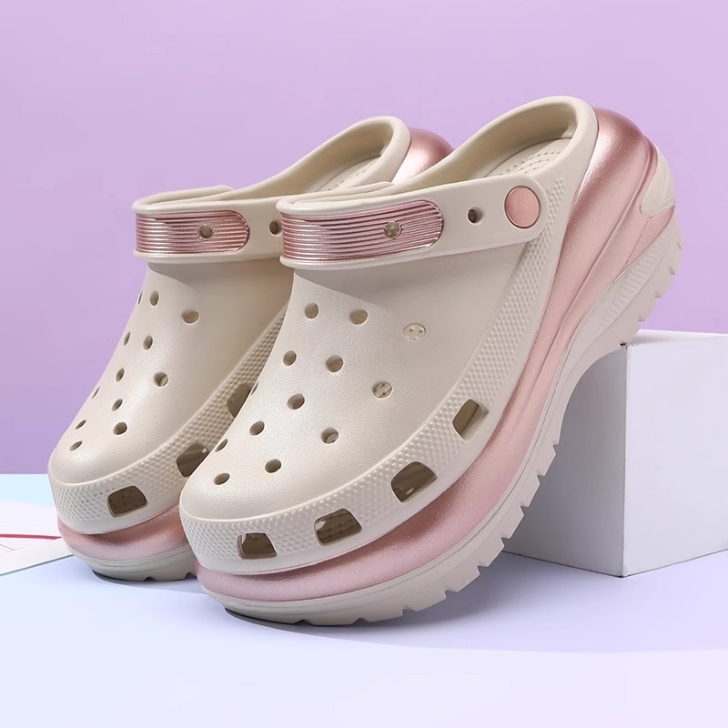 Royal Shark női EVA papucs 6 cm vastag talppal, csúszásmentes és lélegző, injekciós öntésű kivitel, mindennapi viseletre