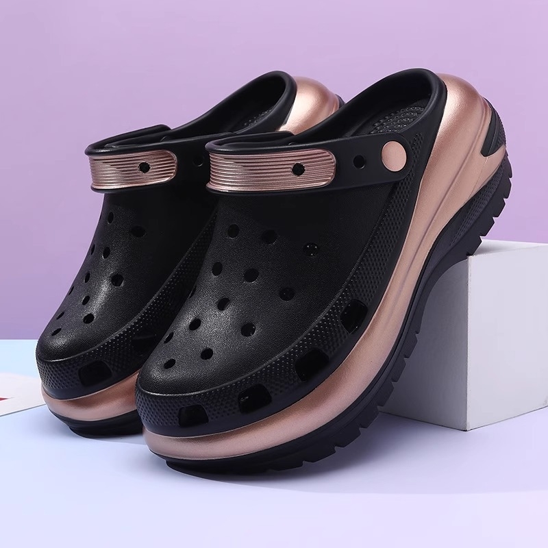 Royal Shark női EVA papucs 6 cm vastag talppal, csúszásmentes és lélegző, injekciós öntésű kivitel, mindennapi viseletre