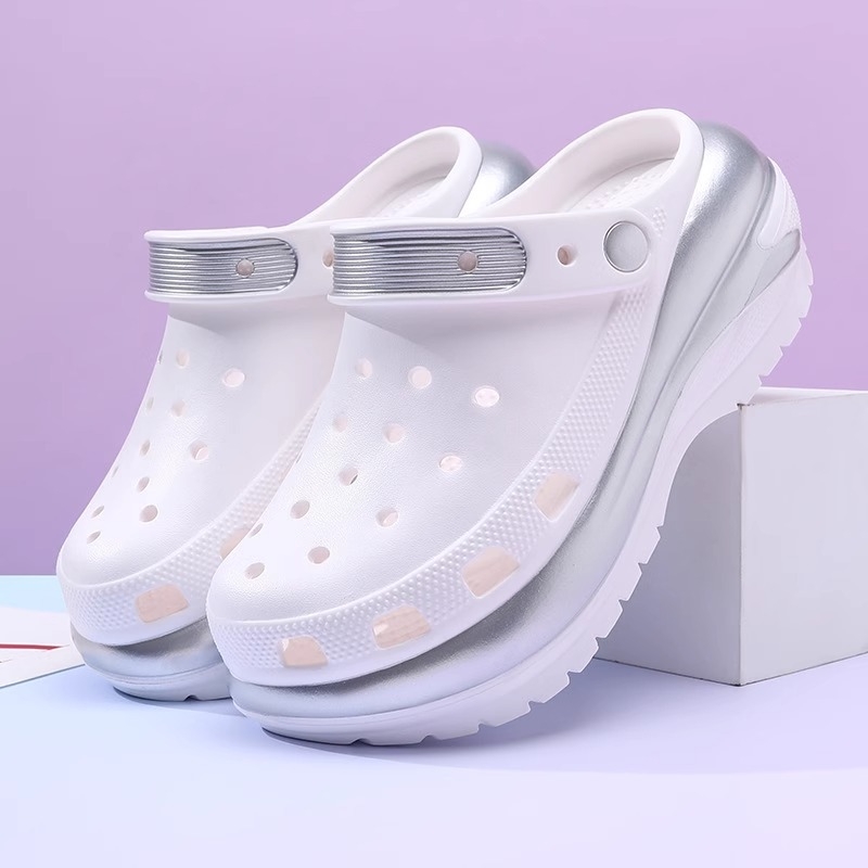 Royal Shark női EVA papucs 6 cm vastag talppal, csúszásmentes és lélegző, injekciós öntésű kivitel, mindennapi viseletre