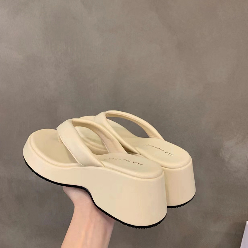 Ženske casual japanke s PU gornjim dijelom, PU podlogom, gumom, okruglim nosom, uzorak riblje kost