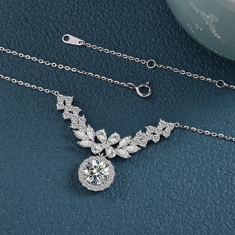 Колие със сребро 925, диамантна обработка, верига Flash o chain, стил светъл лукс, марка Shiny Selection