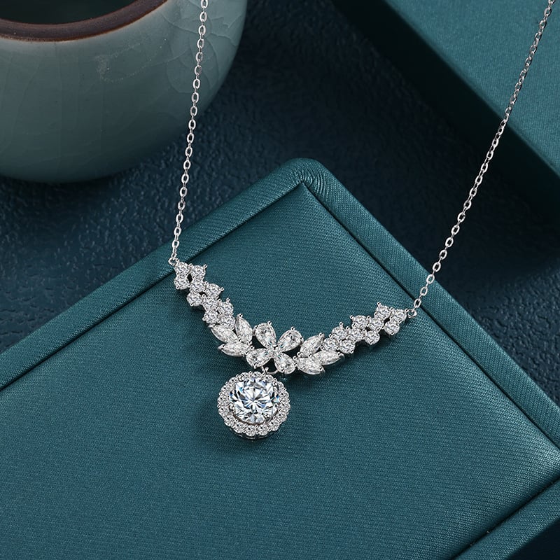 Колие със сребро 925, диамантна обработка, верига Flash o chain, стил светъл лукс, марка Shiny Selection