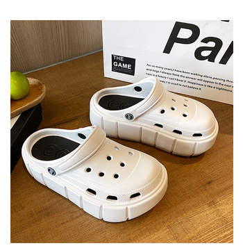 EVA vastag talpú klumpák nőknek – nyári puha talppal strand és kerthez, csúszásgátló, magasság növelő, EVA injekcióval formázott