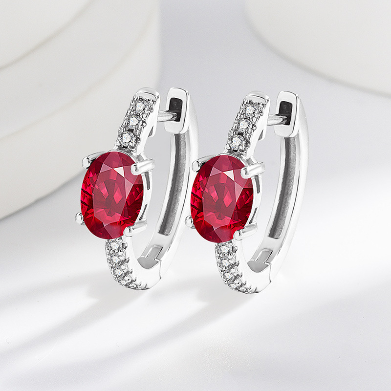 Geometrικά σκουλαρίκια από χαλκό με ζιρκόνια – καθημερινό στυλ για γυναίκες