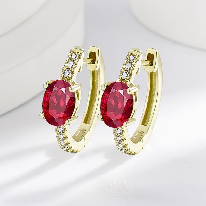 Geometrικά σκουλαρίκια από χαλκό με ζιρκόνια – καθημερινό στυλ για γυναίκες